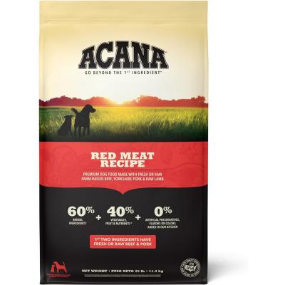 Acana Red Meat Recipe Grain-Free Dry Dog Food 25 lb.