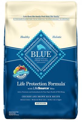Blue Buffalo Life Protection Senior Chicken & Brown Rice Recipe 30 lb.