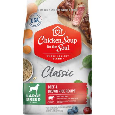 Chicken Soup Large Breed Adult Beef & Brown Rice 28 lb.