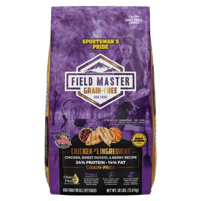 Sportsman's Pride Field Master Grain-Free Chricken, Sweet Potato & Berry Recipe Dog Food 30 lb.