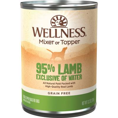 Wellness 95% Lamb Grain-Free Pate Dog Food 13.2 oz.