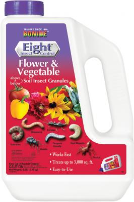 Bonide Eight Insect Control Flower & Vegetable Above & Below Soil Insect Granules 3 lbs.