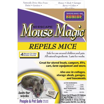 Bonide No Escape Mouse Magic Ready To Use Scent Packs 4 Pack