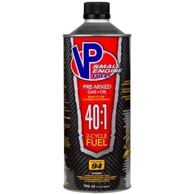 VP Pre-Mixed Gas & Oil 40:1 2-Cycle Fuel 1 Qt.