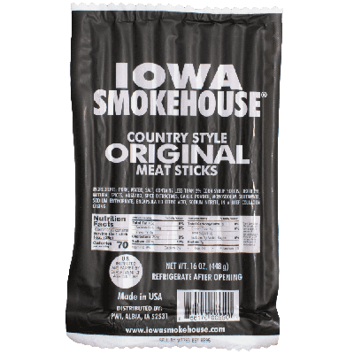Iowa Smokehouse Country Style Original Meat Sticks 16 oz.